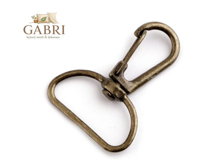 Kovová karabina průvlek 25 mm