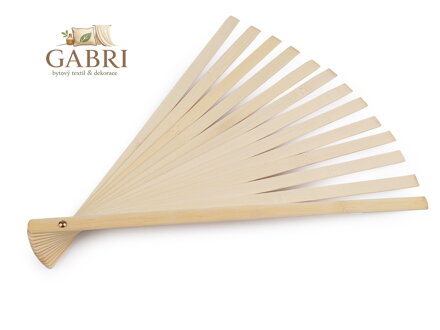 Dřevěný polotovar na výrobu vějíře