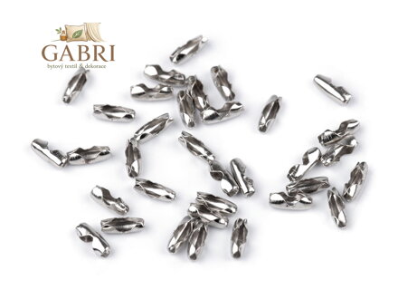 Spojka / koncovka na kuličkový řetízek 3x8 mm