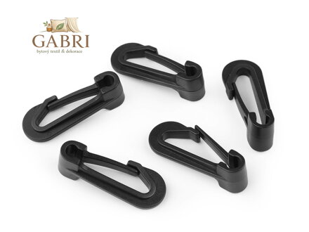 Plastová karabina průvlek 5 mm