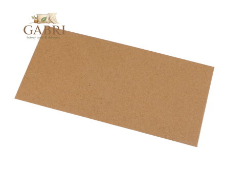 Papírová obálka natural 11x22 cm
