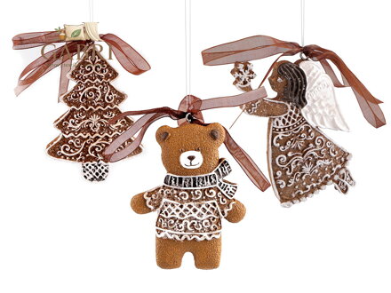 Dekorace perníková chaloupka k zavěšení