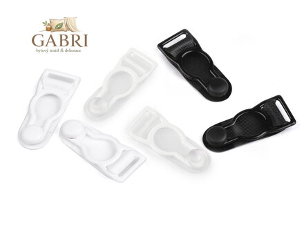 Velvety kovové - podvazkové zápínání šíře 10 mm