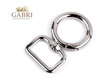 Kovová karabina průvlek 19 mm