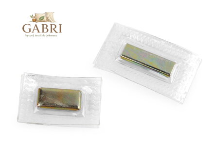 Skryté magnetické zapínání k našití 8x25 mm, 10x20 mm