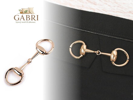 Kovová ozdobná spona