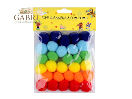 Bambulky mix barev Ø20 mm