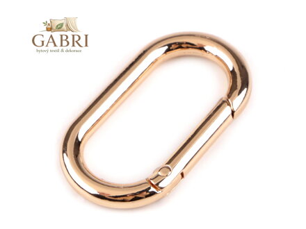 Karabina oválná průvlek 34 mm