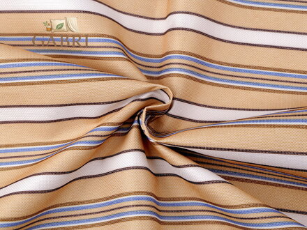 Kočárkovina 600D pruhy s PVC úpravou