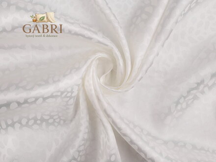 Satén / imitace hedvábí vzorovaný