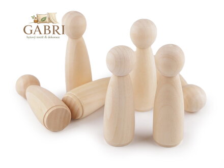 Dřevěná figurka k dotvoření 29x90 mm