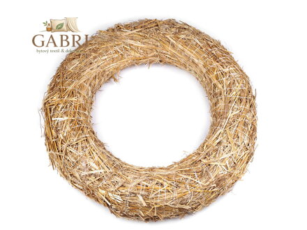 Slaměný věnec Ø60 cm
