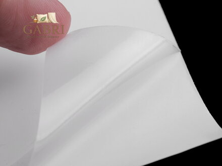 Samolepicí záplata / páska transparentní 7,5x153 cm rychloopravná