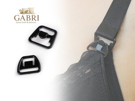 Plastové zapínání na prádlo / kojící podprsenky šíře 12 mm