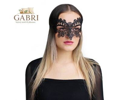 Karnevalová maska - škraboška krajková