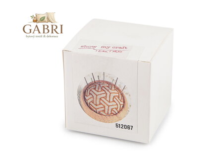 Kreativní sada na výrobu jehelníčku s dřevěným podstavcem