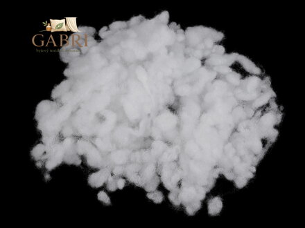 Výplň - kuličky z dutého vlákna nebělené 500 g