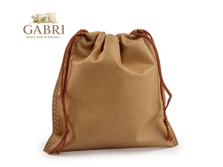 Pytlík k balení zboží z netkané textilie 16x17 cm