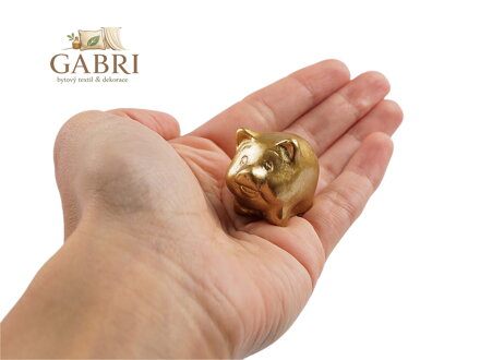 Mini zlaté prasátko pro štěstí