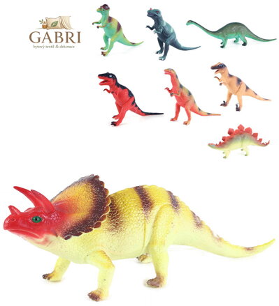 Zvířátko dinosaurus 21-29cm figurka na baterie Zvuk 8 druhů