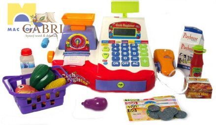 MAC TOYS Pokladna elektronická dětská