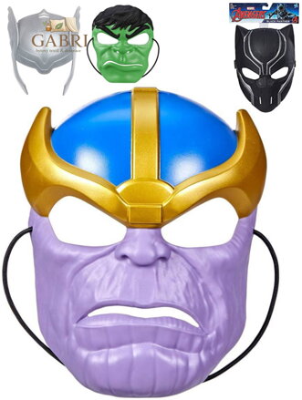 HASBRO Marvel maska hrdinů 18cm 6 druhů plast v sáčku