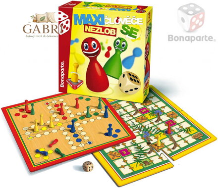 BONAPARTE Hra Maxi Člověče, nezlob se/Velké putování 2v1 *SPOLEČENSKÉ HRY*