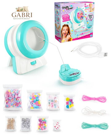 Style4Ever Výroba náramků kreativní set s navlékčem korálků USB