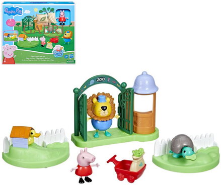 HASBRO PLAY-DOH Prasátko Peppa Pig v ZOO herní set se 2 figurkami plast