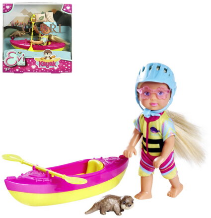 SIMBA Panenka Evička Evi Love herní set s kajakem a doplňky