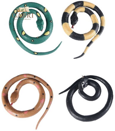 Had gumový stočený 57cm zvířátko realistický vzhled 4 druhy