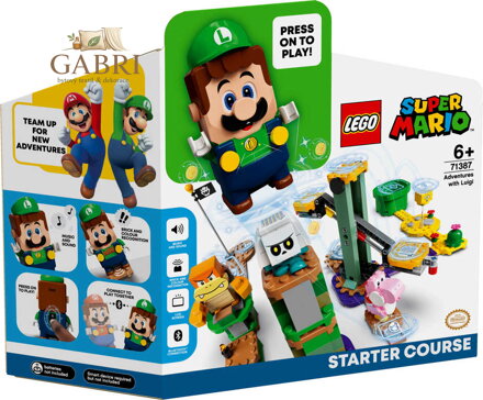 LEGO SUPER MARIO Dobrodružství s Luigim startovací set 71387 STAVEBNICE