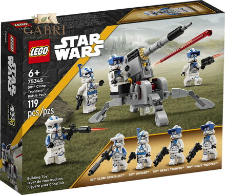 LEGO STAR WARS Bitevní balíček klonovaných vojáků 75345 STAVEBNICE