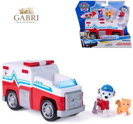 SPIN MASTER Tlapková patrola tématické vozidlo Search & Rescue Marshall
