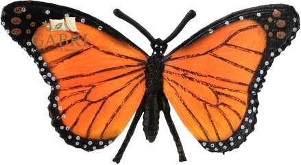 Motýl Monarcha stěhovavý (babočka) 11cm zvířátko plastová figurka Zooted