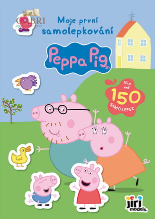 JIRI MODELS Moje první samolepkování 150+ Peppa Pig