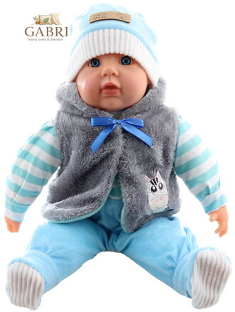 Panenka miminko velké Kluk měkké tělíčko zimní obleček