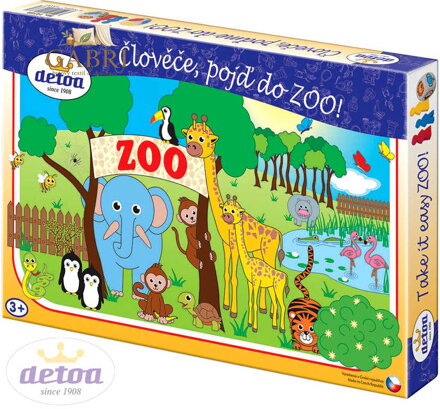 DETOA Hra Člověče pojď do ZOO! 2v1 *SPOLEČENSKÉ HRY*