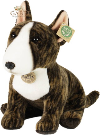 PLYŠ Pes anglický bulteriér 30cm sedící Eco-Friendly *PLYŠOVÉ HRAČKY*