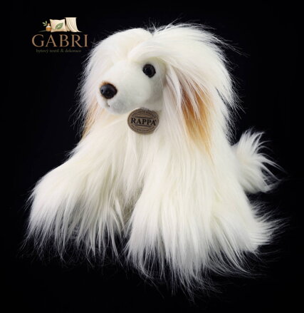 PLYŠ Pes čínský chocholatý 30cm Eco-Friendly *PLYŠOVÉ HRAČKY*