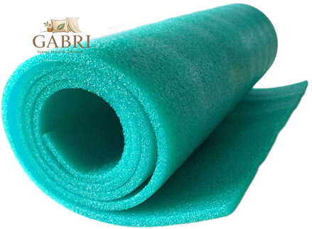 ACRA Karimatka 8mm 180x50cm fitness podložka na cvičení jednovrstvá Zelená L15