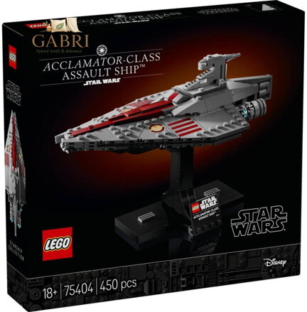 LEGO STAR WARS Útočná loď třídy Acclamator 75404 STAVEBNICE