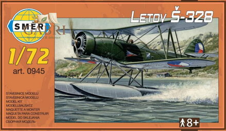 SMĚR Model letadlo Letov Š-328 1:72 stavebnice letadla 68 dílků