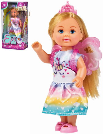 SIMBA Panenka Evička Unicorn Fairy víla s křídly jednorožec 2 barvy