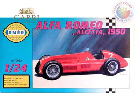 SMĚR Model auto Alfa Romeo  1947  1:24 (stavebnice auta)