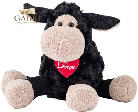 LUMPIN PLYŠ Ovečka Olivia 16cm černá *PLYŠOVÉ HRAČKY*
