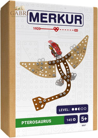 MERKUR F006 Dinosauři: Pterodactyl 145 dílků *KOVOVÁ STAVEBNICE*