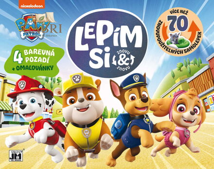 JIRI MODELS Lepím si znovu Tlapková Patrola zábava se samolepkami