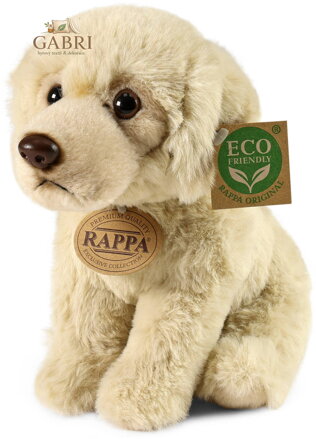 PLYŠ Pes pyrenejský horský 23cm sedící Soft *PLYŠOVÉ HRAČKY*