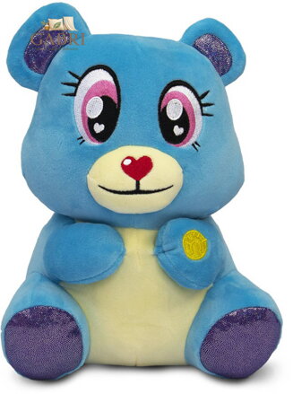 PLYŠ Lumiluvs zvířátko medvěd baby usínáček na baterie Světlo